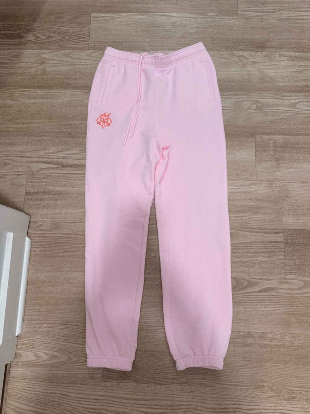 Roller Rabbit x Target Light Pink Joggers with Coral Logo